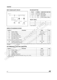 74V2T07STR Datasheet Page 2