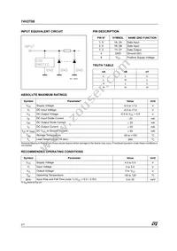 74V2T08STR Datasheet Page 2