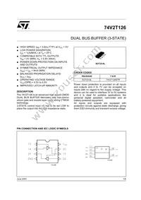 74V2T126STR Datasheet Cover