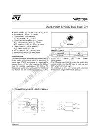 74V2T384STR Datasheet Cover