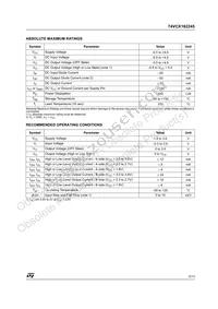 74VCX162245TTR Datasheet Page 3