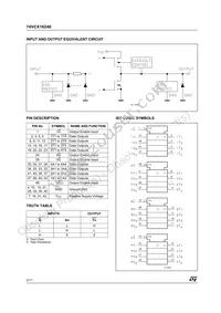 74VCX16240TTR Datasheet Page 2