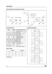 74VCX16244TTR Datasheet Page 2