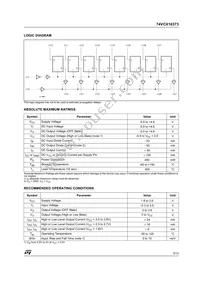 74VCX16373TTR Datasheet Page 3