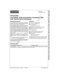 74VCX16500MTD Datasheet Cover