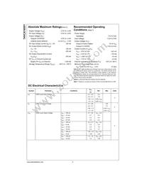 74VCX16501MTDX Datasheet Page 4