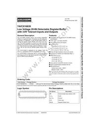 74VCX16839MTDX Datasheet Cover