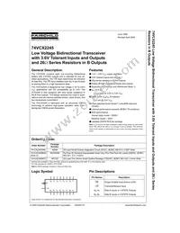 74VCX2245WMX Datasheet Cover