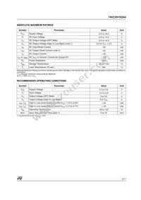 74VCXH16244TTR Datasheet Page 3