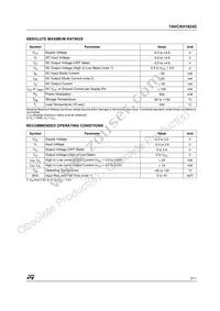 74VCXH16245TTR Datasheet Page 3