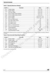 74VCXH1632245TTR Datasheet Page 4