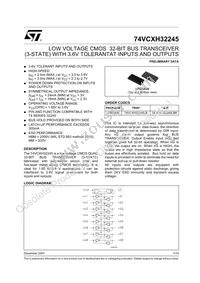 74VCXH32245LBR Datasheet Cover