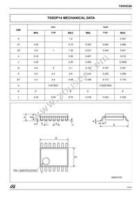 74VHC04MTR Datasheet Page 7