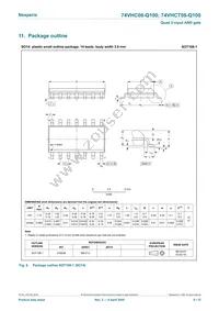 74VHC08BQ-Q100X Datasheet Page 8