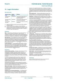 74VHC08BQ-Q100X Datasheet Page 12