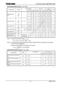 74VHC126FT Datasheet Page 5