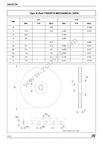 74VHC126TTR Datasheet Page 10