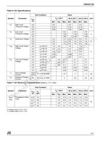 74VHC132TTR Datasheet Page 3