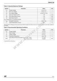 74VHC138TTR Datasheet Page 3