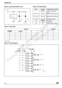 74VHC157TTR Datasheet Page 2