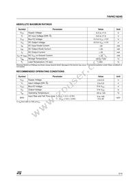 74VHC16245TTR Datasheet Page 3