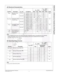 74VHC164MTC Datasheet Page 6