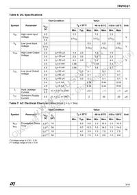 74VHC27TTR Datasheet Page 3