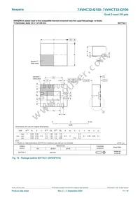 74VHC32PW-Q100J Datasheet Page 11