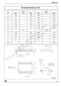 74VHC373MTR Datasheet Page 9