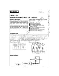 74VHC4316N Datasheet Cover