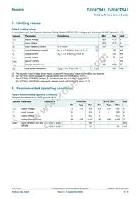 74VHC541D Datasheet Page 4