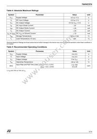 74VHC574TTR Datasheet Page 3