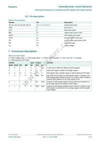 74VHC595BQ-Q100X Datasheet Page 4