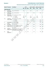 74VHC595BQ-Q100X Datasheet Page 7