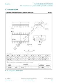 74VHC595BQ-Q100X Datasheet Page 15