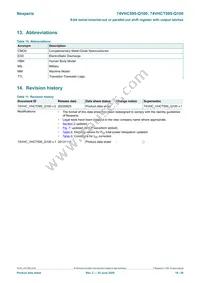 74VHC595BQ-Q100X Datasheet Page 18