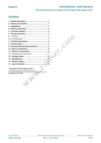 74VHC595BQ-Q100X Datasheet Page 20