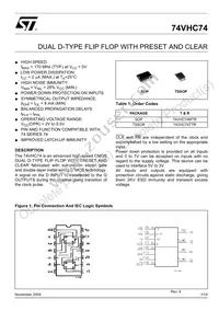 74VHC74TTR Datasheet Cover