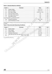 74VHC74TTR Datasheet Page 3