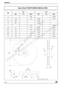 74VHC74TTR Datasheet Page 12