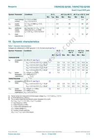 74VHCT02BQ-Q100X Datasheet Page 5