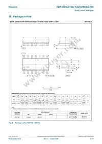 74VHCT02BQ-Q100X Datasheet Page 7