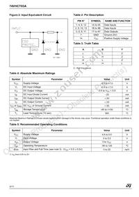 74VHCT03ATTR Datasheet Page 2