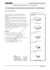 74VHCT08AFT Datasheet Cover