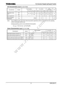 74VHCT08AFT Datasheet Page 4