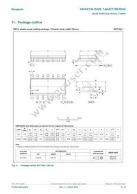 74VHCT126BQ-Q100X Datasheet Page 9