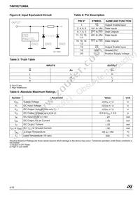 74VHCT240ATTR Datasheet Page 2