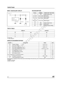 74VHCT244ATTR Datasheet Page 2