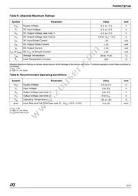 74VHCT273ATTR Datasheet Page 3