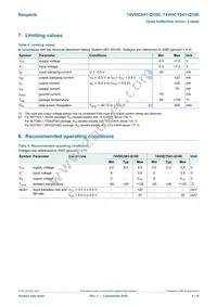 74VHCT541BQ-Q100X Datasheet Page 4